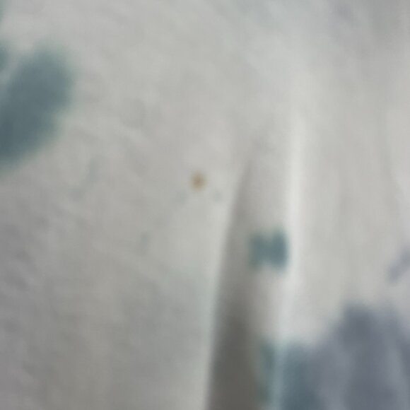 Roark Men’s Fear The Sea Tie Dye Tee Blue Green White Dyed T-Shirt Large - Picture 4 of 4